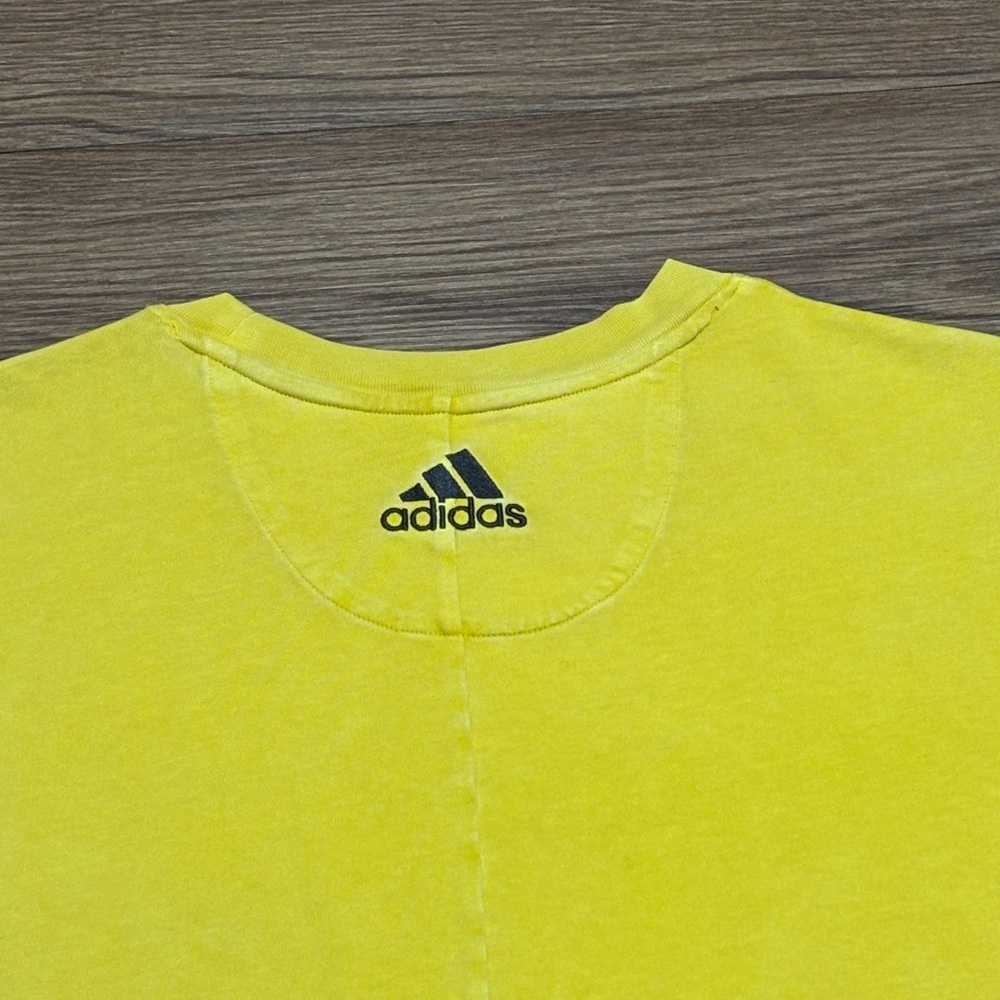 Daniel Patrick Oversized Adidas Yellow Graphic Sh… - image 6